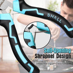 SHALL Mini Pliers Set, 6-Piece Small Pliers Tool Set Includes Needle Nose, Long Nose, Bent Nose, Diagonal, End Cutting and Linesman for Making Crafts, Electronic Repairing & Jewelry with Pouch