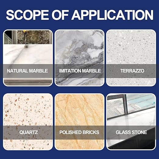 Marble Polishing Paste, Polishing Compound – Quartz Cleaner Countertop, Granite Cleaner & Marble Sealer and Protector–Multi-Surface Stone Care– Streak-Free Formula(2.2LB)