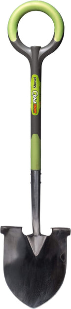 Radius Garden 202 PRO Ergonomic Stainless Steel Shovel, Original Green