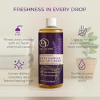 Dr. Jacobs Naturals Lavender Castile All-in-One Cleaner and Soap - Plant-Based Formula for House Cleaning Floors and Appliances - Gentle on Skin and the Planet - 32 oz, 2 Pack