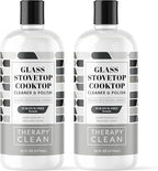 Therapy Glass Stove Top Cleaner 16 fl oz. (2 Pack) - Safe for Ceramic, Electric, Induction Stovetops