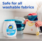 all Unit Dose Laundry Detergent, Mighty Pacs, Sensitive Fresh, 60 Count