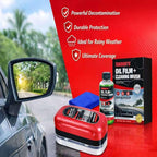 2 pcs Clear Vision Windshield Cleaner,Automotive Oil Film Cleaning Brush, Car Glass Cleaning Brush for Windshield, Windows and Mirrors,Strong Cleaner Improves Driving Clarity & Visibility