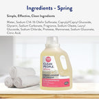 The Clean People Liquid Laundry Detergent - Recyclable Packaging, Stain Fighting - Ultra Concentrated, Laundry Soap - Spring Scent, 50 fl oz (2 Pack)