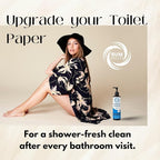 Toilet Paper Gel – 3 Month Size – A Cleaner Way to Wipe – Wet Wipe Alternative & Flush Safe – Toilet Paper Foam, Spray, or Lotion Substitute for Wiping – 8.45oz