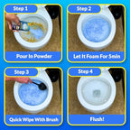 Toilet Cleaner - Self Activating Cleaning Powder for Toilet Bowl Cleaning