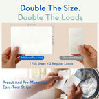 BellaLuce Laundry Detergent Sheets – 240 Loads Fresh Scent, Hypoallergenic & Eco-Friendly Laundry Sheets Detergent, Plastic-Free Washer Sheets for Home, Dorm & Apartment