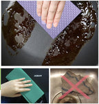 Reusable Cleaning Cellulose Sponge Cloths Absorbent Wipes Clean Kitchen Car Dish Eco-Friendly Dishcloth Hand Towel Auto - 2pack (10pcs) - Non Vacuum