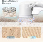 Fabric Shaver, Lint Remover for Clothes, Electric Lint Remover with 3 Replaceable Blades, Removes Fabric Pills, Rechargeable Sweater Defuzzer Pill Remover, Depiller Effectively Remove Pills