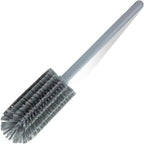 SPARTA Scrub Brush Bottle Brush, Dishwasher Safe Brush with Hanging Hole for Cleaning, Plastic, 16 Inches, Gray, (Pack of 4)