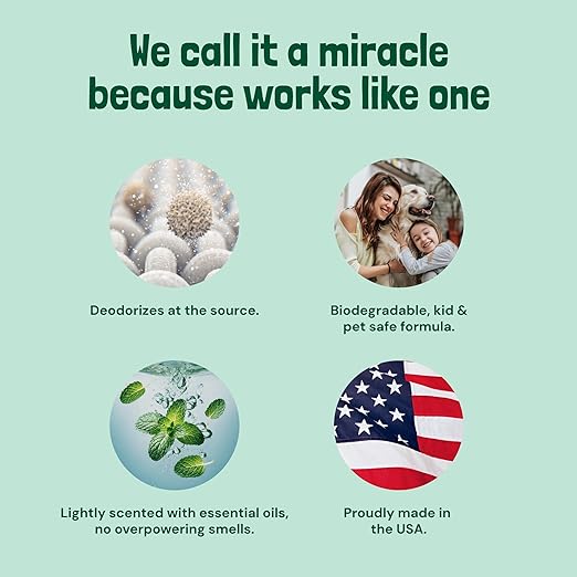 Sunny & Honey Carpet Freshener Powder - 20 Oz, Spring Mint - Pet & Kid Safe Rug Freshener Powder - Dual-Purpose Eucalyptus Mint Carpet Cleaner - Easy Vacuum Dry Rug Shampoo