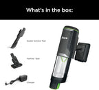 Shark PowerBoost Cordless 2-in-1 Car/Home Handheld PowerVac, Powerful Suction, 40 Minute Runtime, Portable, 3 Cleaning Modes, LED Screen, Furfins Tool, Duster Crevice Tool, Charcoal, BH102
