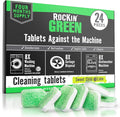 Rockin' Green Deep Cleaning and Deodorizing Tablets for Dishwashers, Washing Machines, and Garbage Disposals, Removes Odor and Residue (Multi-purpose Cleaning Tablets, 24 Pack)