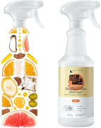 kin+kind Pet Odor Eliminator for Home - Litter Deodorizer, Pet Urine Odor Eliminator Spray and Stain Remover Spray for Harwood Floods, Carpet and Fabric - Pee, Odor and Stain Destroyer 32 fl oz