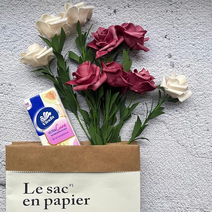 Vinda 3-Ply Ultra Care Travel-Size Pocket Tissues – 80 Packs of 10 Ultra-Soft Facial Tissue, Perfect for Travel, Work, School & Daily Use