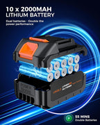 Car Vacuum Portable Cordless,35000PA High Power Suction & Blower, Cordless Handheld Vacuum Cleaner for Car, Home, Office, Pet(Stellar Black)