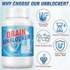Pipeline Dredging Agent 260g – A Reliable drain clog remover for sinks, showers, toilets, and tubs, designed to support smooth water flow and safe everyday use with septic systems