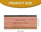 Cashmere Comb – 100 x 44 x 10mm Multi-Fabric Shaver for Clothing – Durable Cedar Wood Comb with Metal Pick – Easy to Use and Portable Fiber Cloth Pilling Remover Ideal for Sweaters, Fuzz