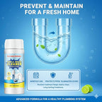 Sink & Drain Cleaner Powder, Fast Foaming for Kitchen, Bathroom,Toilet Pipes - Removes Grease, Hair & Food Waste - 130g (1)