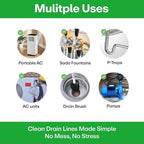 Sylvan AC Drain Line Cleaner | 2x 16 Oz (8 Uses) | 12 Month Supply | Made in USA | Universal Compatibility | Removes Clogs and Buildup from HVAC Condensate Lines | Air Conditioner Unclogger