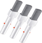 Geiserailie 3 Pieces Pool Pumice Stone with Handle Erase Rust Stain Spot Remover Pool Tile Calcium Cleaning Tools Pumice Sticks Stone for Concrete Plaster Pool Spa Toilet Bowl Ring Calcium Tub