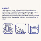 Dishwasher Cleaner Tablets - 30 Tablets, Heavy Duty Cleaning Descaler Pods for Dish Washer, Deep Cleans & Maintains Your Dishwashing Machine for Optimal Performance
