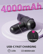 Car Vacuum V6 Pro, Cordless Handheld Vacuum with 8000Pa, Portable 4-in-1 Blowing and Suction Function Mini Vacuum Cleaner Air Duster Suitable for Quick Cleaning of Small Areas,Car,Office,Home,PC