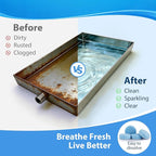 Poesie AC Drain Pan Tablets 120 Count, Condensate Tablets, Non-Clog Pan Cleaner, Effective Odor Control for All HVAC, Dehumidifiers and Appliance Pans