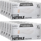 ForPro Disposable Nitrile Gloves, Chemical Resistant, Powder-Free, Latex-Free, Non-Sterile, Food Safe, 4 Mil