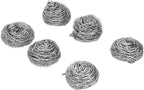 6Pcs Stainless Steel Scrubber Scrubbing Scouring for Kitchens Washing Scouring Pads Sticks Kitchen Tools