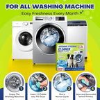 Enzyme Washing Machine Cleaner Tablets for Pet Owners, Protease Washer Cleaner Pet Odor Remover, Deep Clean Washing Machine Pet Hair Remover for Laundry - Safe for HE, Front & Top Load (24 Count)