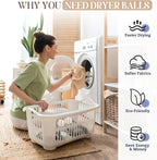 Wool Dryer Balls, New Zealand Dryer Balls Laundry Reusable Reduce Static Cling, Dryer Ball to Reduce Wrinkles & Shorten Drying Time, Drying Balls Fabric Softener Ball for Laundry（Pack of 8 L)