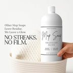 Mop Soap Highly Scented Fragrance, Long Lasting Luxury Floor Cleaner for Hardwood, Tile, Laminate & Stone, Low Suds No Residue Formula, All Mop Types, Made in USA, 32oz Brazilian Bliss Fragrance