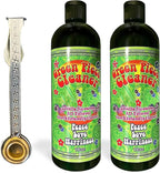 Green Piece® Cleaner - Two of the 16 oz Bottles of Glass Cleaner (Made in USA) - Including a 100% Stainless Steel Reamer - 3 in 1 tool - Excellent for grimey pieces