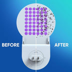 Flying Insect Trap, Fly Bug Zapper Pest Light Trap for Mosquito, Fruit Flies, Gnats, Moths, Attractant Bug Catcher for Home (2 Plug + 10 Refills)