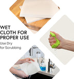 Swedish Wholesale Dishcloths Reusable 8" x 7" Sponge Cloths, Bulk 10 Pack of High Absorbent Cellulose Dish & Kitchen Cleaning Hand Towels, Wring to Dry & Machine Wash, Odor Resistant, Assorted Colors