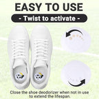 Knixmax Versatile Deodorizer Balls for Shoes Gym Bags Home Freshener for Closets Lockers Odor Eater Eliminate Unpleasant Scent Fresh Linen Soccer