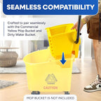 (2 Pack) Mop Wringer Only for 26-Qt or 35 Qt Commercial Side Press Mop Bucket, Yellow