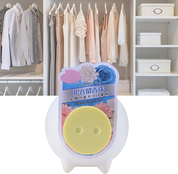 Plant Scented Laundry Fragrance Beads, 200g In-Wash Scent Booster with Softening Effect, Yellow, for Washing Machine, All Fabrics Including Infant Clothing