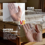 2 Pack Mattress Bags for Moving & Storage - 107" x 78" x 14'' for King / Queen Size, Waterproof & Tear-Resistant, 2.0 MIL Heavy Duty Mattress Cover Moving Supplies