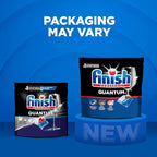Finish Quantum Dishwasher Pods, No Pre-Rinse Dishwasher Detergent Soap Removes 24HR Dried-On Stain and Grease, Leaving a Virtually Spotless Shine, 100 Count
