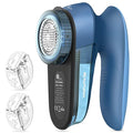 BEAUTURAL Fabric Shaver and Lint Remover, Sweater Defuzzer with 2-Speeds, 2 Replaceable Stainless Steel Blades, Battery Operated, Remove Clothes Fuzz, Lint Balls, Pills, Bobbles