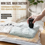 TAILI Vacuum Storage Bags with Rechargeable Cordless Pump, 12 Pack (5M+5L+2XL), Compression Packing Cube for Luggage and Suitcase, Vacuum Seal Bags for Clothing, Cruise Ship and Travel Essentials