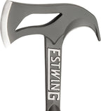 ESTWING Hunter's Axe - 14.25" USA Made Forged Steel Hatchet with Gut Hook & Hi-Vis Orange Shock Reduction Grip - EOHA