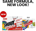 Shout Wipe & Go Instant Stain Remover Wipes, No Wash Required, Safe on Colorfast Washables, Travel & Baby Diaper Bag Essentials, Removes Grass, Coffee, Makeup & More, 12 Wipes (Pack of 1)