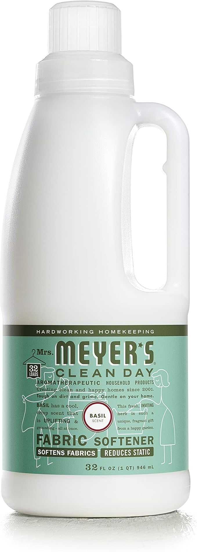 Mrs. Meyer's Clean Day Fabric Softener - Basil - 32 oz