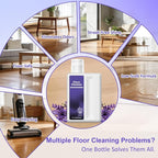 Floor Cleaning Solution Compatible With Dreame Cleaning Solution, Low Foam & No Residue, Floor Cleaner for All Robot Vacuum Cleaners and Wireless Wet Dry Dual-Use Vacuum Cleaners (Lavender, Total 1 L)
