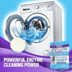 iFLO Washing Machine Cleaner Tablets – Powerful Washer Machine Cleaning and Deodorizer Tablets for Front Load, Top Load, and High-Efficiency Washer Cleaner, 3 Pack