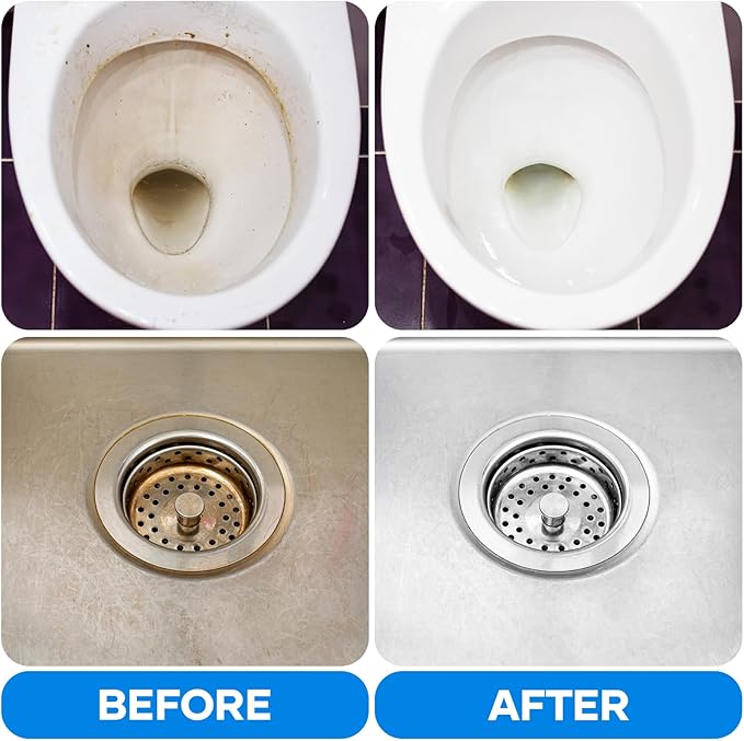 8 Pack Pumice Stone, Gray Pumice Stone for Toilet Bowl Cleaning, Scouring Stick for Cleaning Toilet, Bathroom, Kitchen Sink, Grill (Gray)