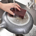 6 PCS Emery Sponge Brush Scrub Household Cleaning Tools Silicon Carbide Sponge Dish Bathroom Cleaning Pads